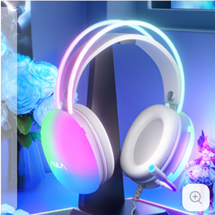 AULA S505 Wired Gaming Headphone with Transparent RGB Light Effect AULA S505 Wired Gaming Headphone with Transparent RGB Light Effect